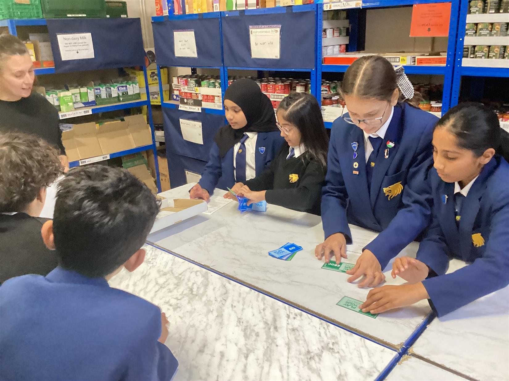 Action Ambassadors Visit Foodbank to Launch Campaign