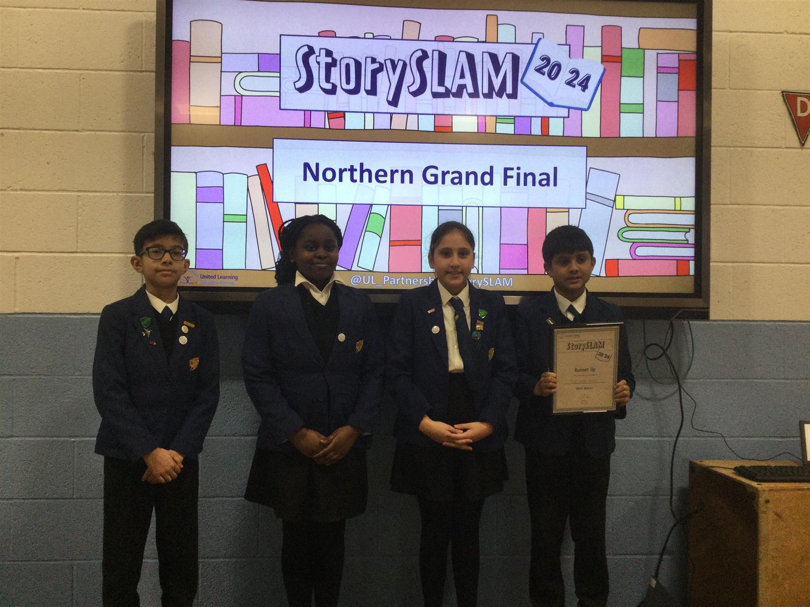 Sufiyaan Wins Runner Up at StorySLAM